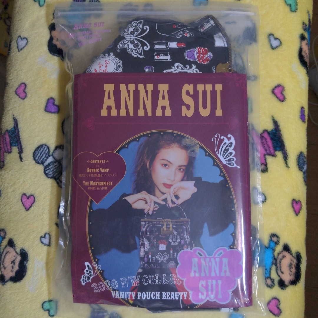 ANNA SUI(アナスイ)のＡＮＮＡ　ＳＵＩ バニティポーチ ミニポーチ　２０２０ エンタメ/ホビーの本(その他)の商品写真