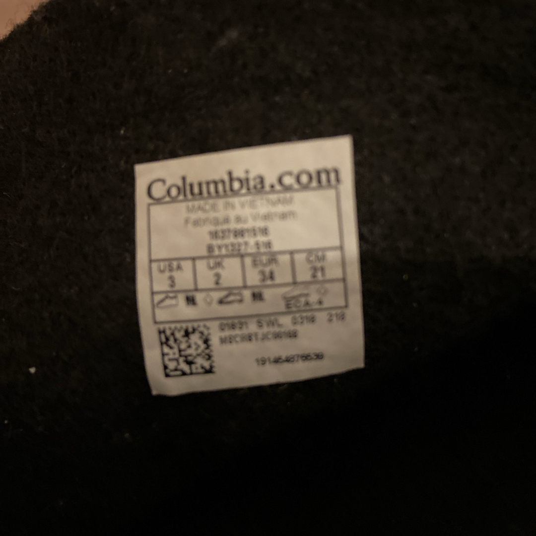 Columbia(コロンビア)のColumbia スノーブーツ　21 キッズ/ベビー/マタニティのキッズ靴/シューズ(15cm~)(ブーツ)の商品写真