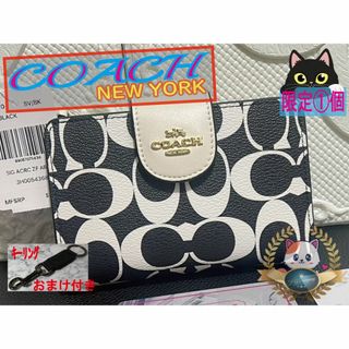 COACH - 【新品】コーチ 財布 三つ折り財布 COACH スタッズ マイクロ