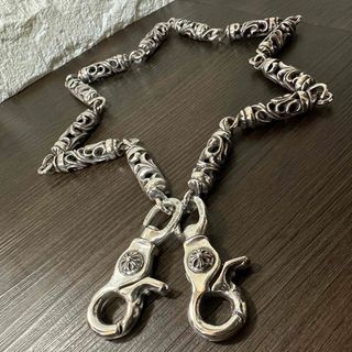 クロムハーツ(Chrome Hearts)の■ クロムハーツ EXTRAロング ローラーウォレットチェーン  ■ 正規品(ウォレットチェーン)