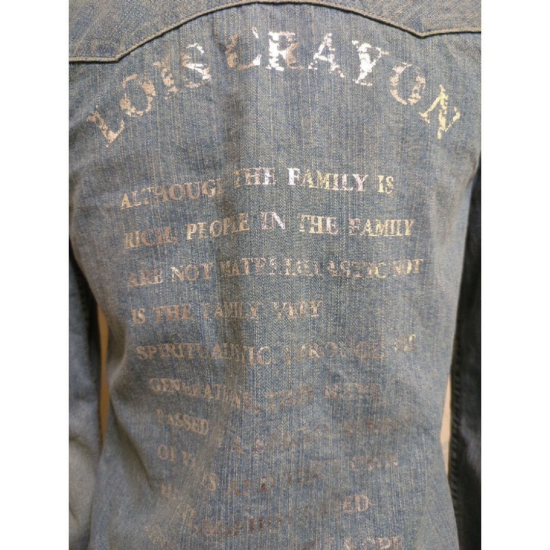 Lois CRAYON(ロイスクレヨン)のロイスクレヨン　ヴィンテージデニムシャツ レディースのジャケット/アウター(Gジャン/デニムジャケット)の商品写真