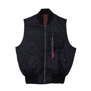 アメリヴィンテージ(Ameri VINTAGE)のAMERI×ALPHA MA1 VEST(ノーカラージャケット)