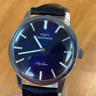 テクノス(TECHNOS)のテクノス　ナポレオン　ビンテージ　手巻きメンズ腕時計(腕時計(アナログ))