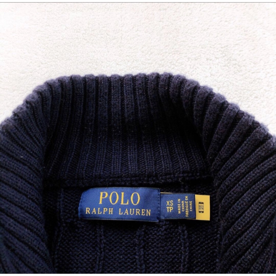 POLO RALPH LAUREN(ポロラルフローレン)のRALPH LAURENラルフローレン　フルジップ　ケーブルニット　カーディガン メンズのトップス(カーディガン)の商品写真