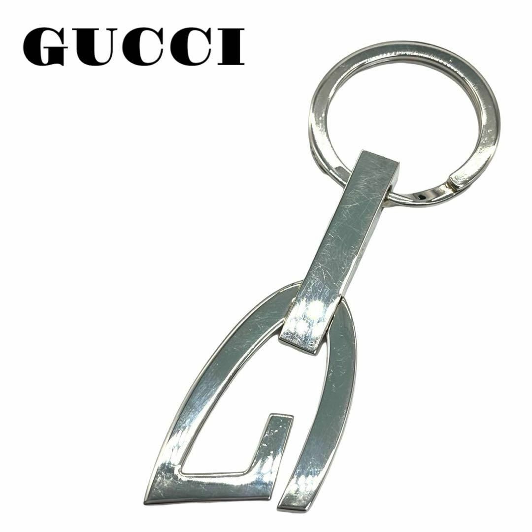 良品 GUCCI グッチ キーリング キーケース Gデザイン シルバー | フリマアプリ ラクマ