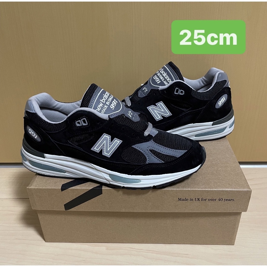 New Balance - New Balance UK 991 v2 bk2 25cm ブラックの通販 New Balance - New Balance UK 991 v2 bk2 25cm ブラックの通販