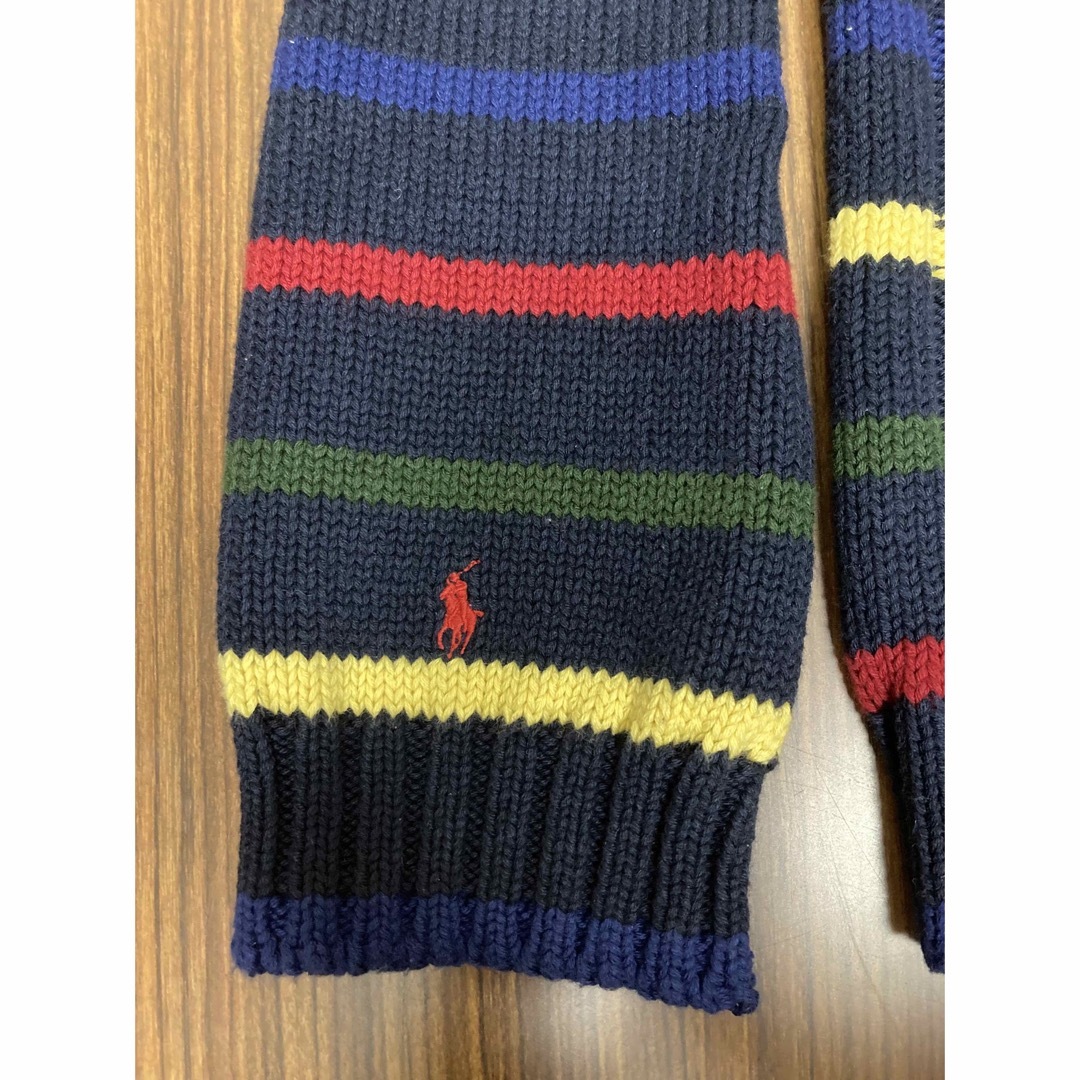 POLO RALPH LAUREN(ポロラルフローレン)のPOLORALPHLAUREN ポロラルフローレン マルチボーダー　マフラー メンズのファッション小物(マフラー)の商品写真