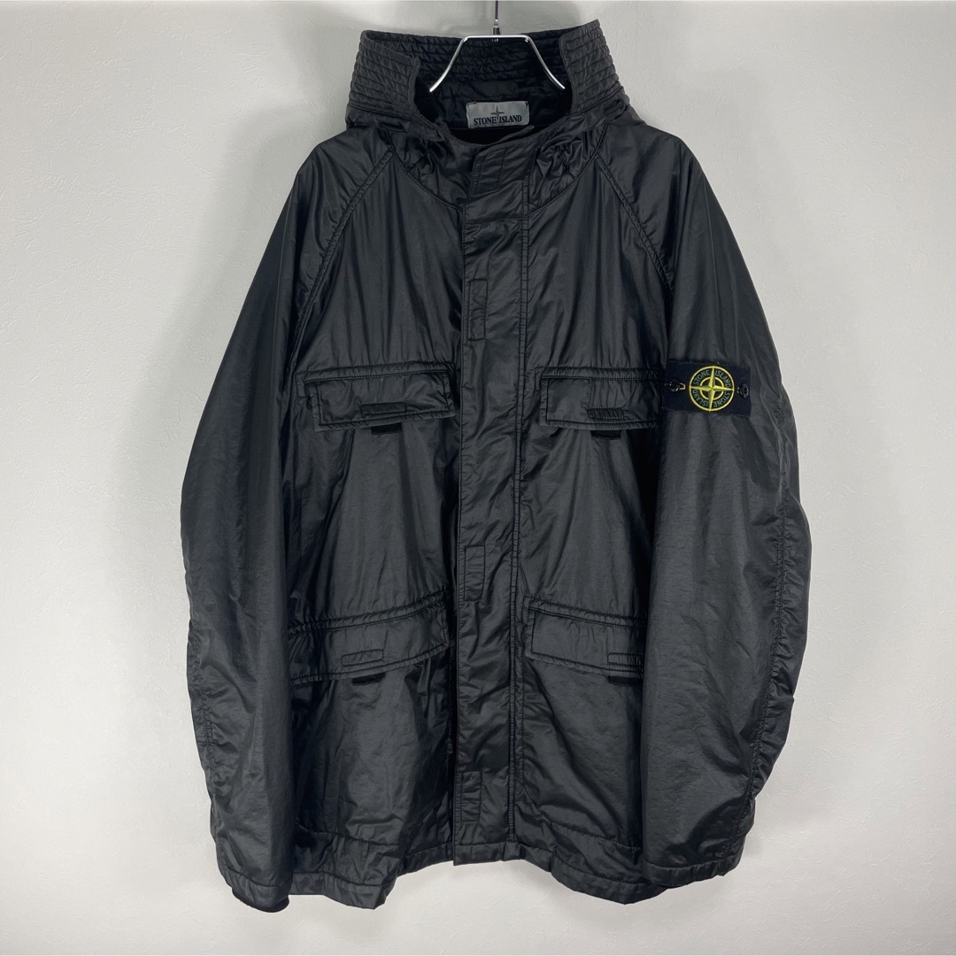 STONE ISLAND(ストーンアイランド)の【希少】STONE ISLAND LAMY FLOCK フィールドジャケット L メンズのジャケット/アウター(ミリタリージャケット)の商品写真