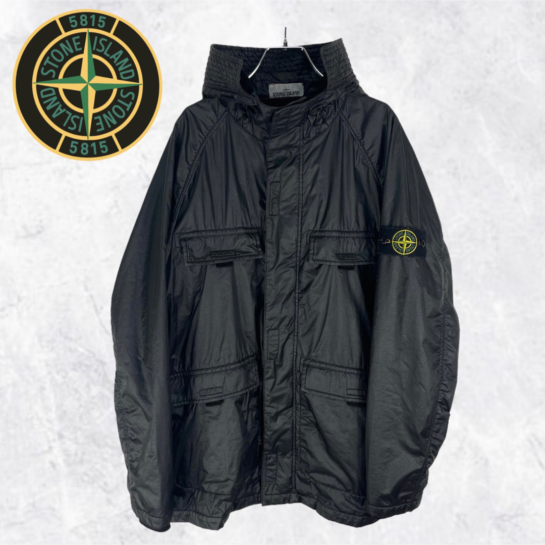 STONE ISLAND(ストーンアイランド)の【希少】STONE ISLAND LAMY FLOCK フィールドジャケット L メンズのジャケット/アウター(ミリタリージャケット)の商品写真