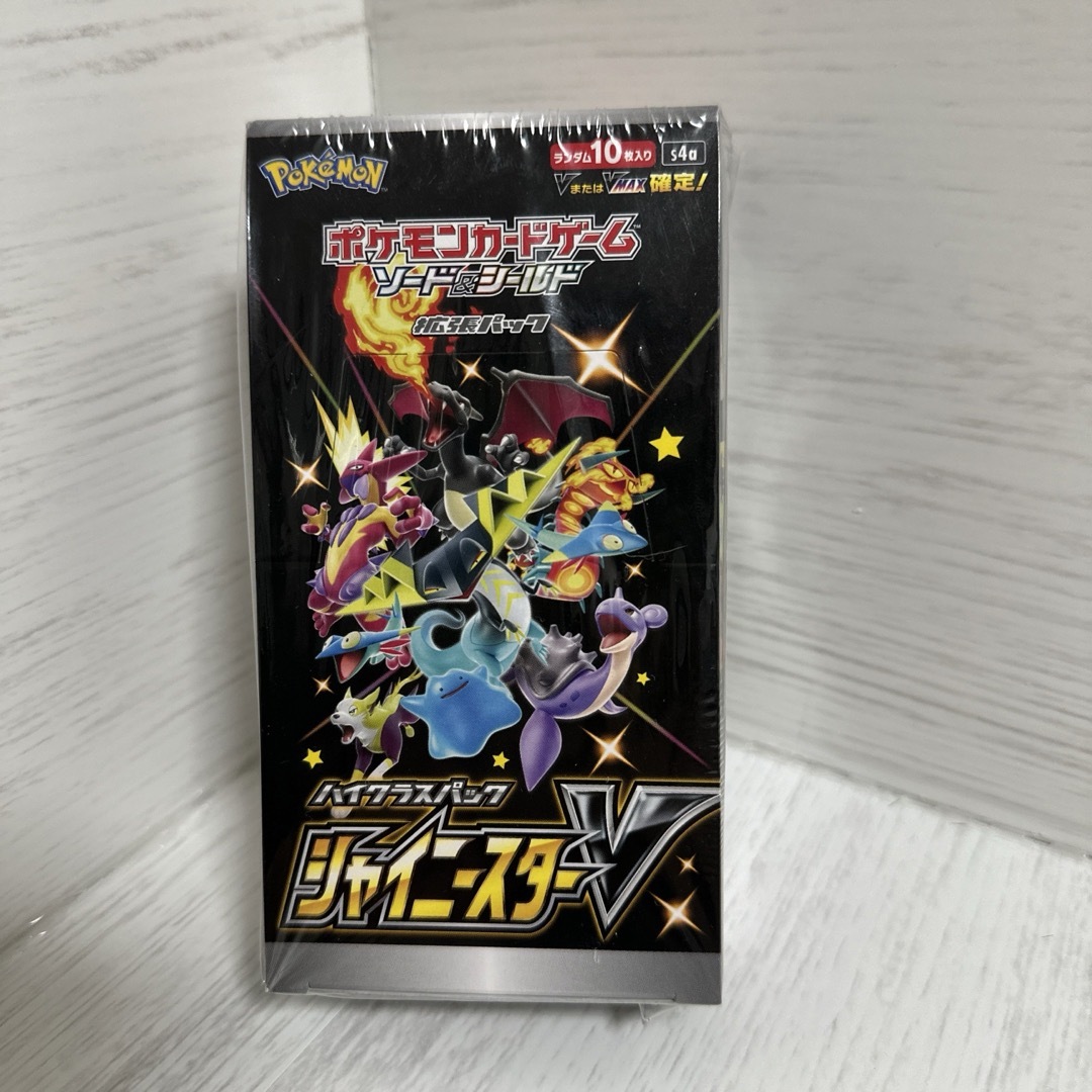 ポケモン(ポケモン)の【新品未開封】シャイニースターＶ　シュリンク付き　未開封BOX ポケモンカード エンタメ/ホビーのトレーディングカード(Box/デッキ/パック)の商品写真