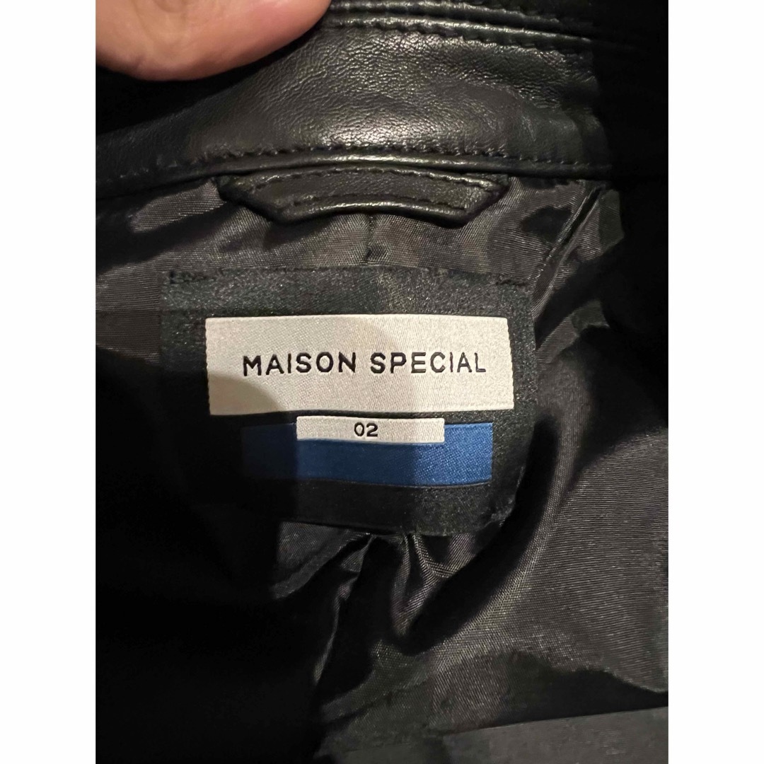 MAISON SPECIAL(メゾンスペシャル)のメゾンスペシャル　レザージャケット メンズのジャケット/アウター(レザージャケット)の商品写真