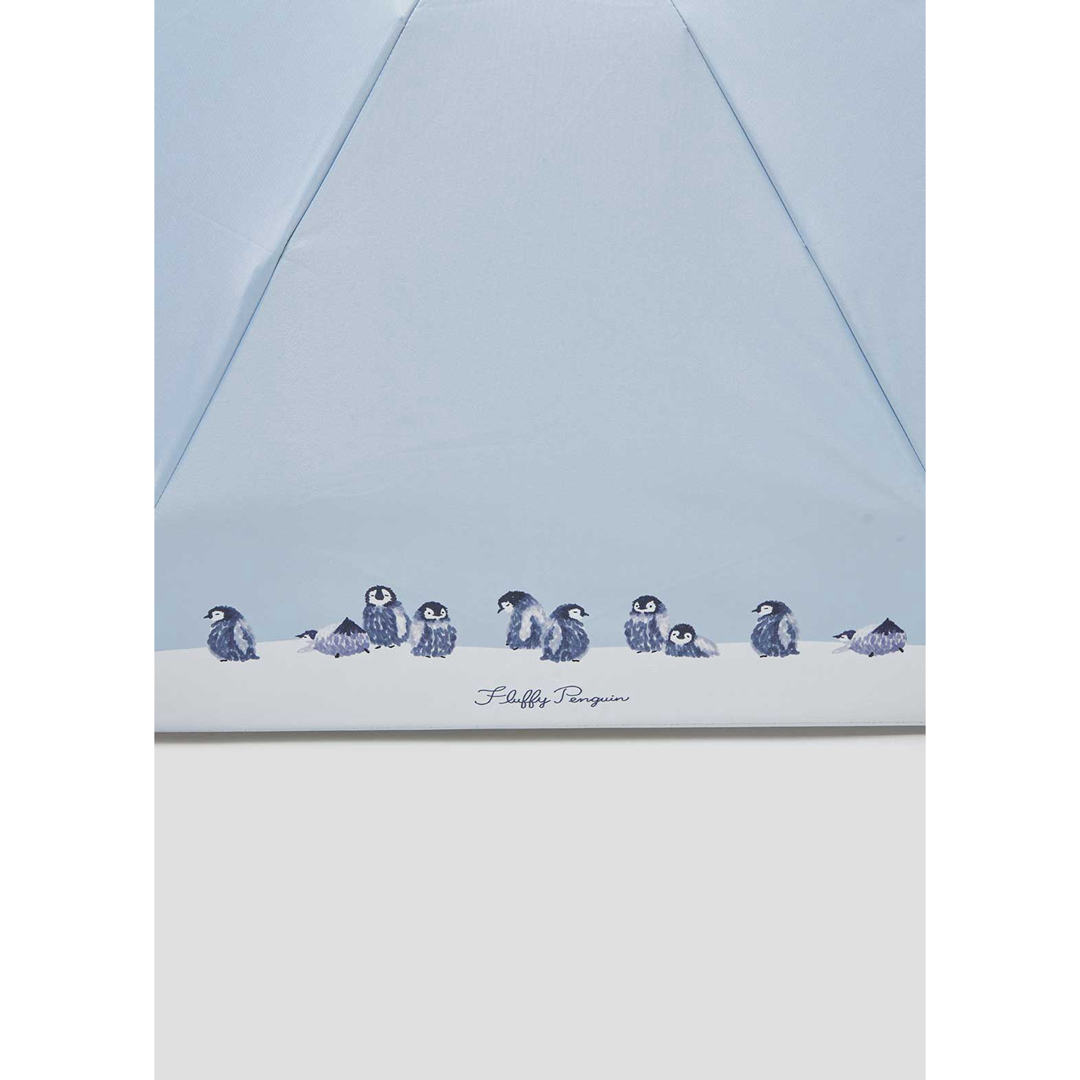 Design Tshirts Store graniph(グラニフ)のグラニフ　フラッフィーペンギン　Wpc. 晴雨兼用 折りたたみ傘 47cm 日傘 レディースのファッション小物(傘)の商品写真