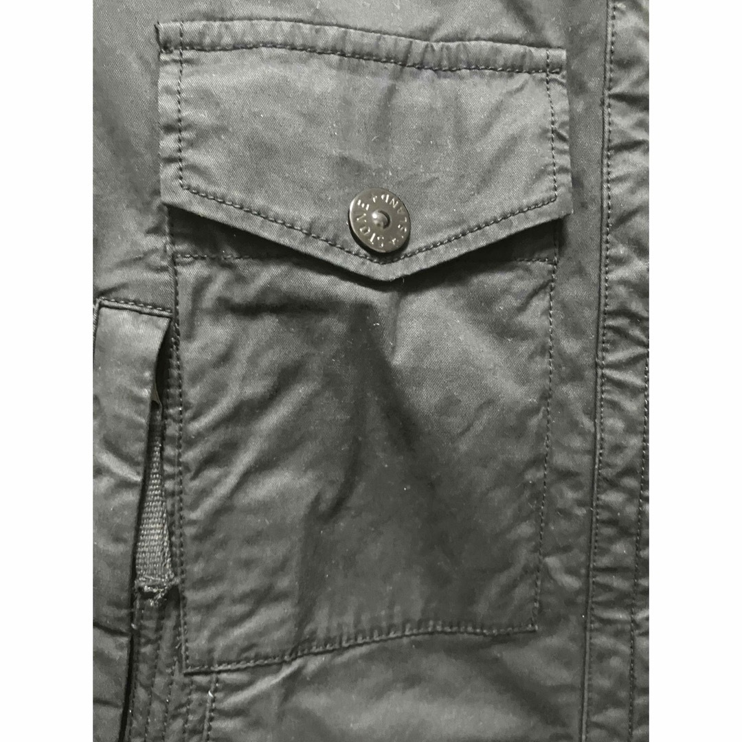 STONE ISLAND(ストーンアイランド)のストーンアイランド　ガーメントダイ　ジャケット　ブラックM メンズのジャケット/アウター(ブルゾン)の商品写真