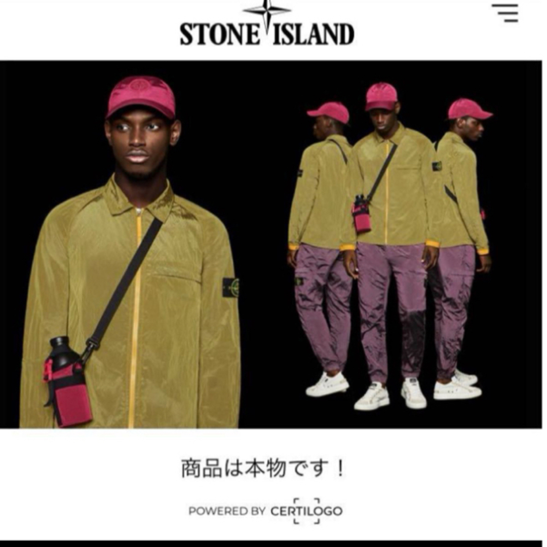 STONE ISLAND(ストーンアイランド)のストーンアイランド　ガーメントダイ　ジャケット　ブラックM メンズのジャケット/アウター(ブルゾン)の商品写真