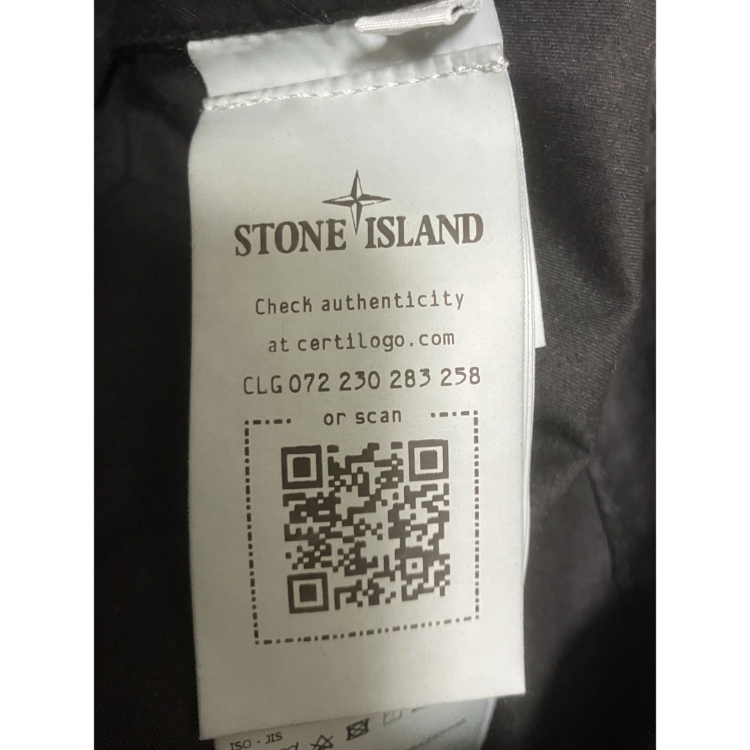 STONE ISLAND(ストーンアイランド)のストーンアイランド　ガーメントダイ　ジャケット　ブラックM メンズのジャケット/アウター(ブルゾン)の商品写真