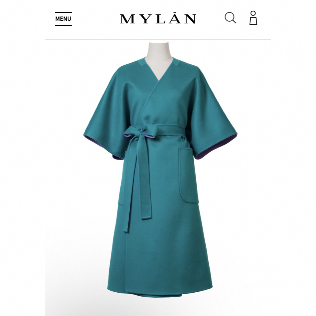 MYLAN/マイラン　カシミアガウンコート レディースのジャケット/アウター(ロングコート)の商品写真