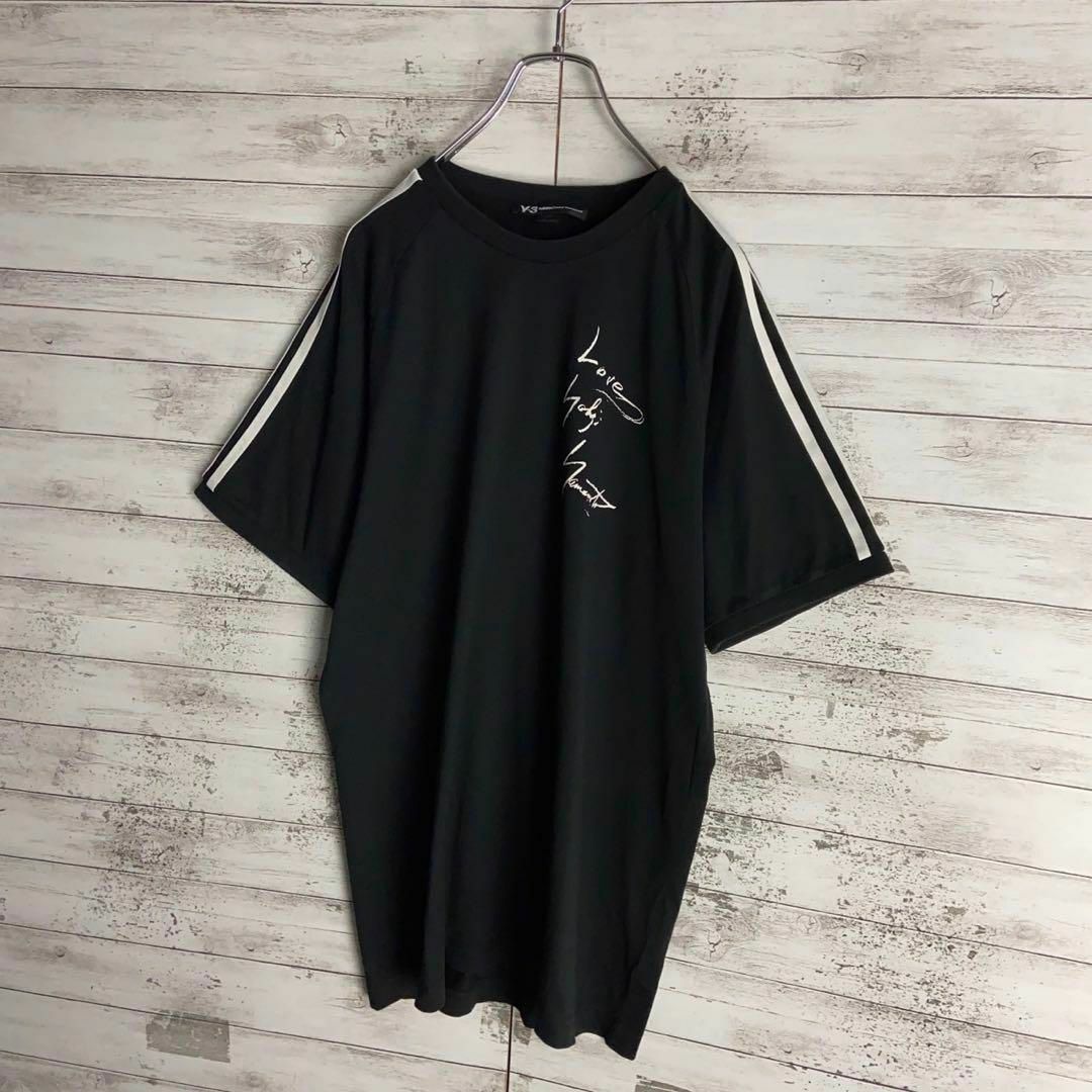 Y-3(ワイスリー)の8896【人気デザイン】Y-3☆袖ストライプ定番カラーtシャツ　シグネチャーロゴ その他のその他(その他)の商品写真