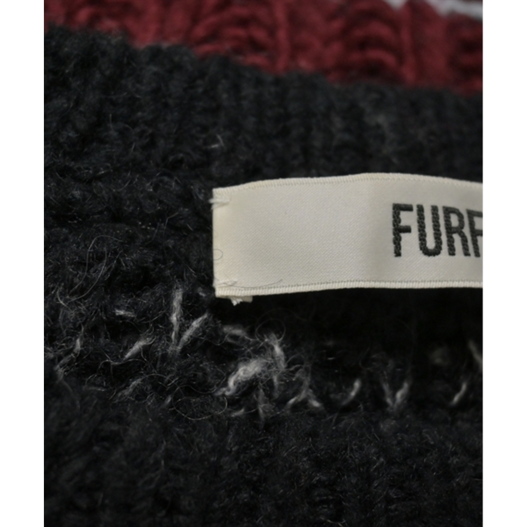 fur fur(ファーファー)のFURFUR ファーファー ニット・セーター F 青系x黒系x白等(総柄) 【古着】【中古】 レディースのトップス(ニット/セーター)の商品写真