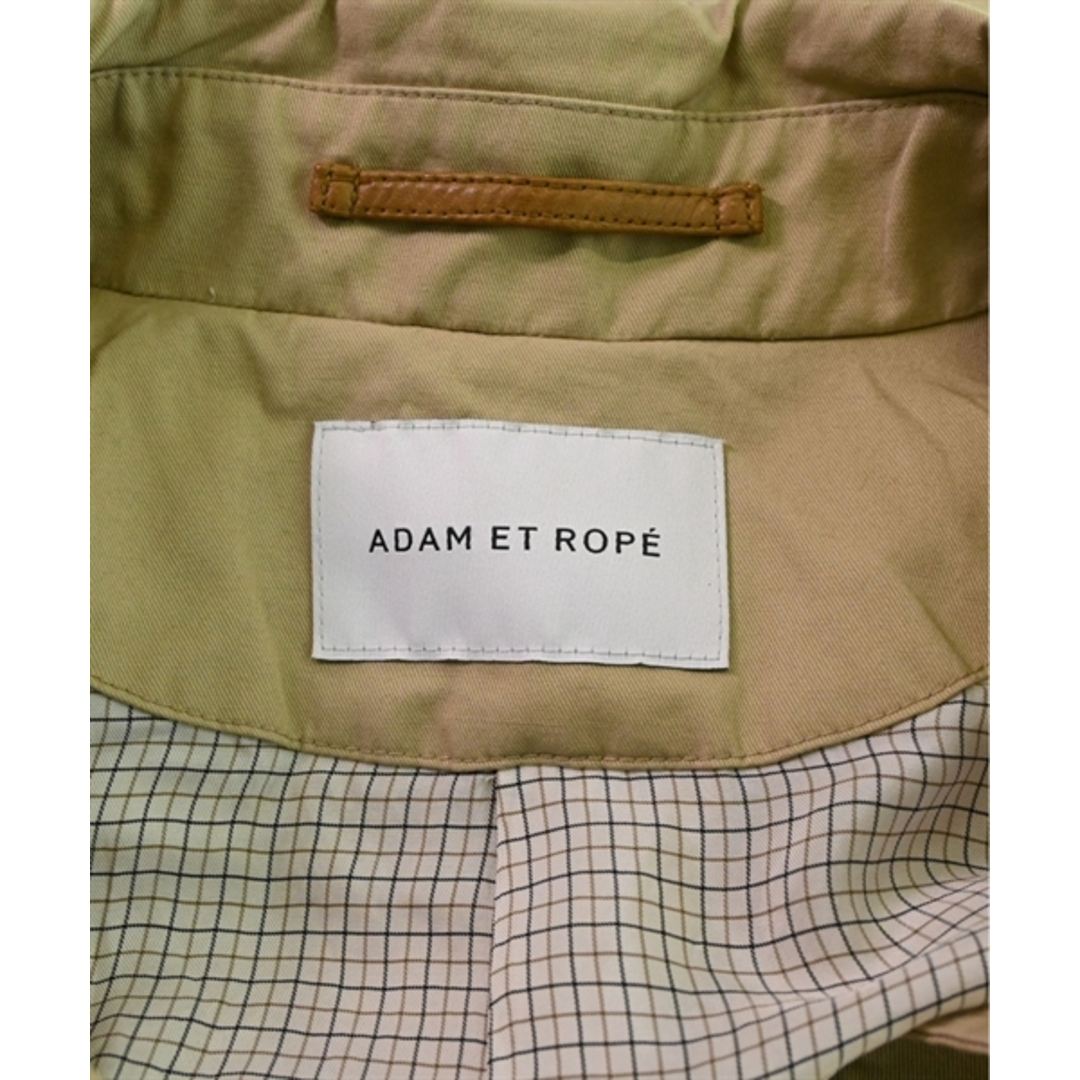 ADAM ET ROPE アダムエロペ ステンカラーコート M ベージュ 【古着】【中古】 メンズのジャケット/アウター(ステンカラーコート)の商品写真