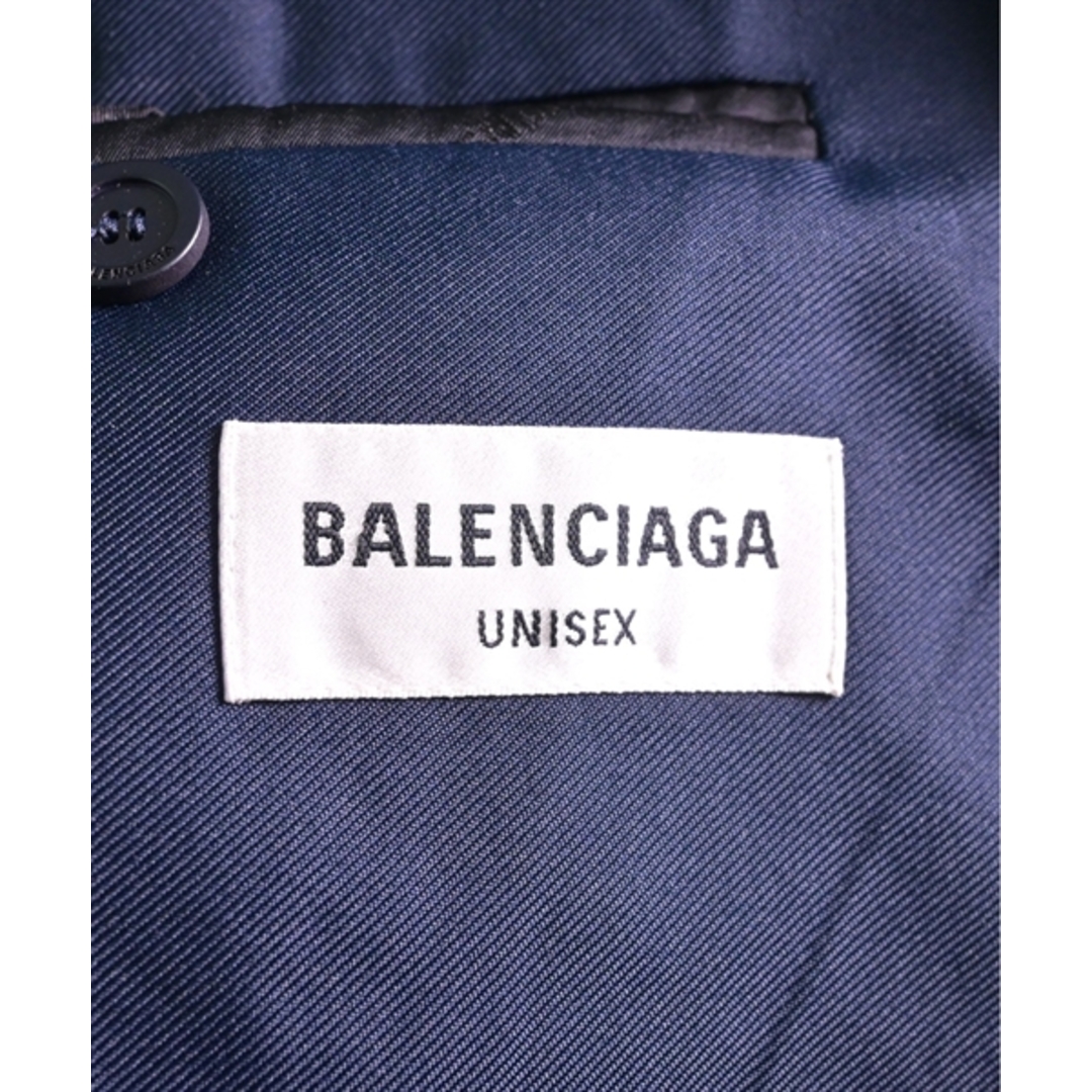 Balenciaga(バレンシアガ)のBALENCIAGA バレンシアガ テーラードジャケット 36(XS位) 紺 【古着】【中古】 レディースのジャケット/アウター(テーラードジャケット)の商品写真