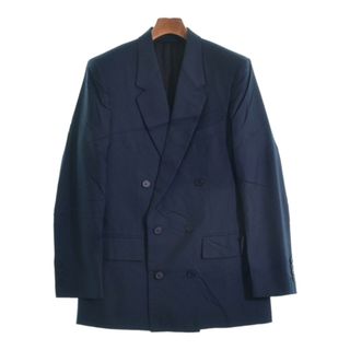 バレンシアガ(Balenciaga)のBALENCIAGA バレンシアガ テーラードジャケット 36(XS位) 紺 【古着】【中古】(テーラードジャケット)