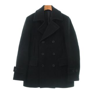 ユナイテッドアローズ(UNITED ARROWS)のUNITED ARROWS ユナイテッドアローズ ピーコート M 黒 【古着】【中古】(ピーコート)