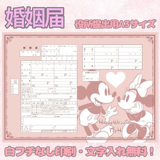 婚姻届 オリジナル婚姻届 デザイン婚姻届 オーダーメイド 令和版(その他)