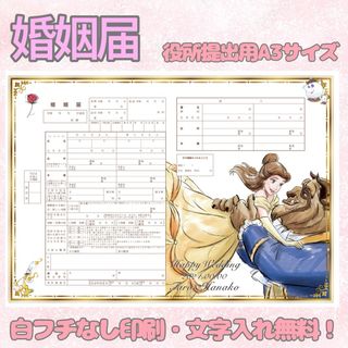 婚姻届 オリジナル婚姻届 デザイン婚姻届 オーダーメイド 令和版(その他)