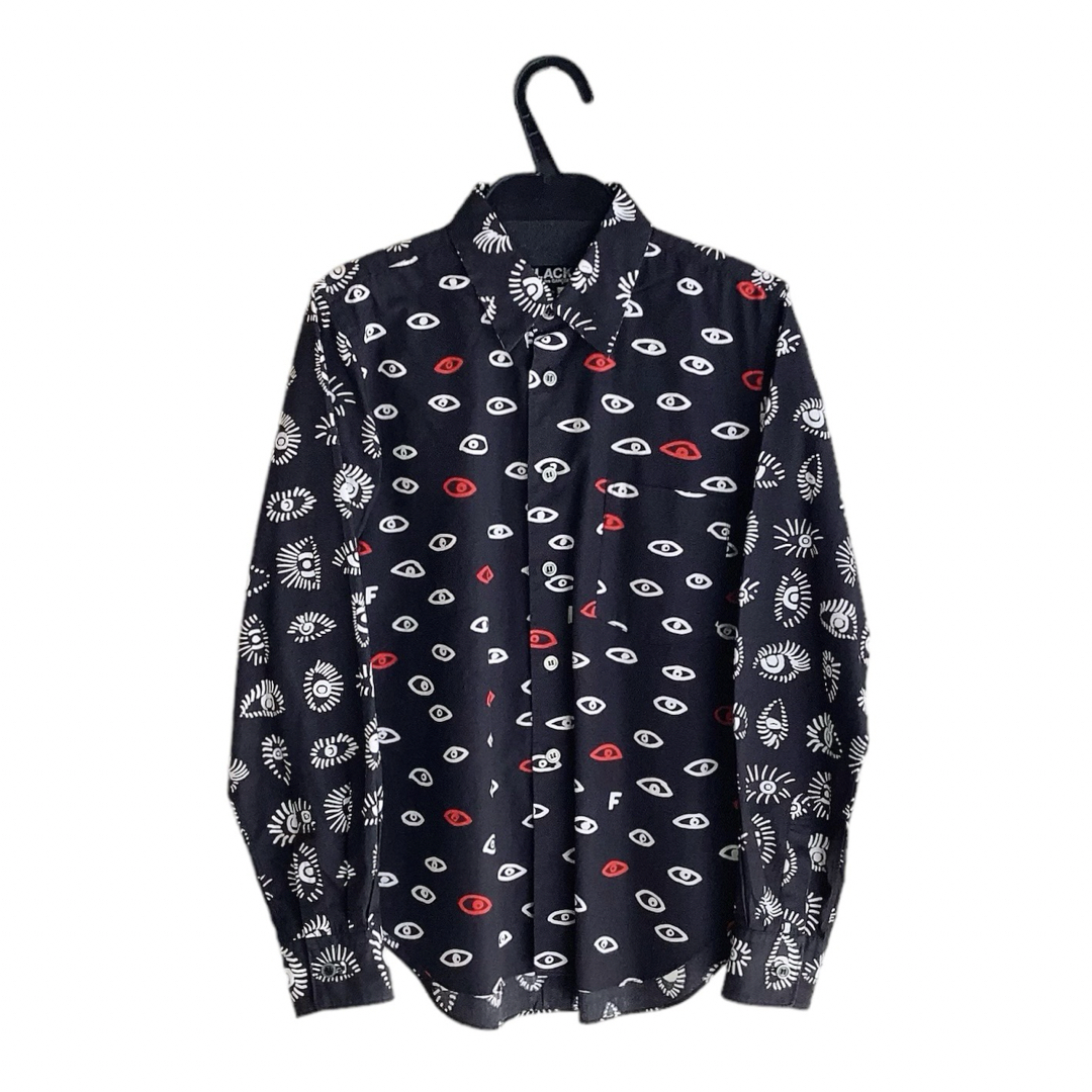 BLACK COMME des GARCONS(ブラックコムデギャルソン)の2015 ブラックコムデギャルソン アイプリント柄シャツ レディースのトップス(シャツ/ブラウス(長袖/七分))の商品写真