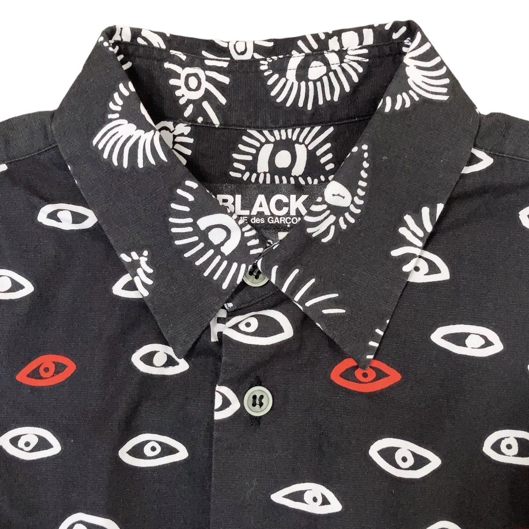 BLACK COMME des GARCONS(ブラックコムデギャルソン)の2015 ブラックコムデギャルソン アイプリント柄シャツ レディースのトップス(シャツ/ブラウス(長袖/七分))の商品写真