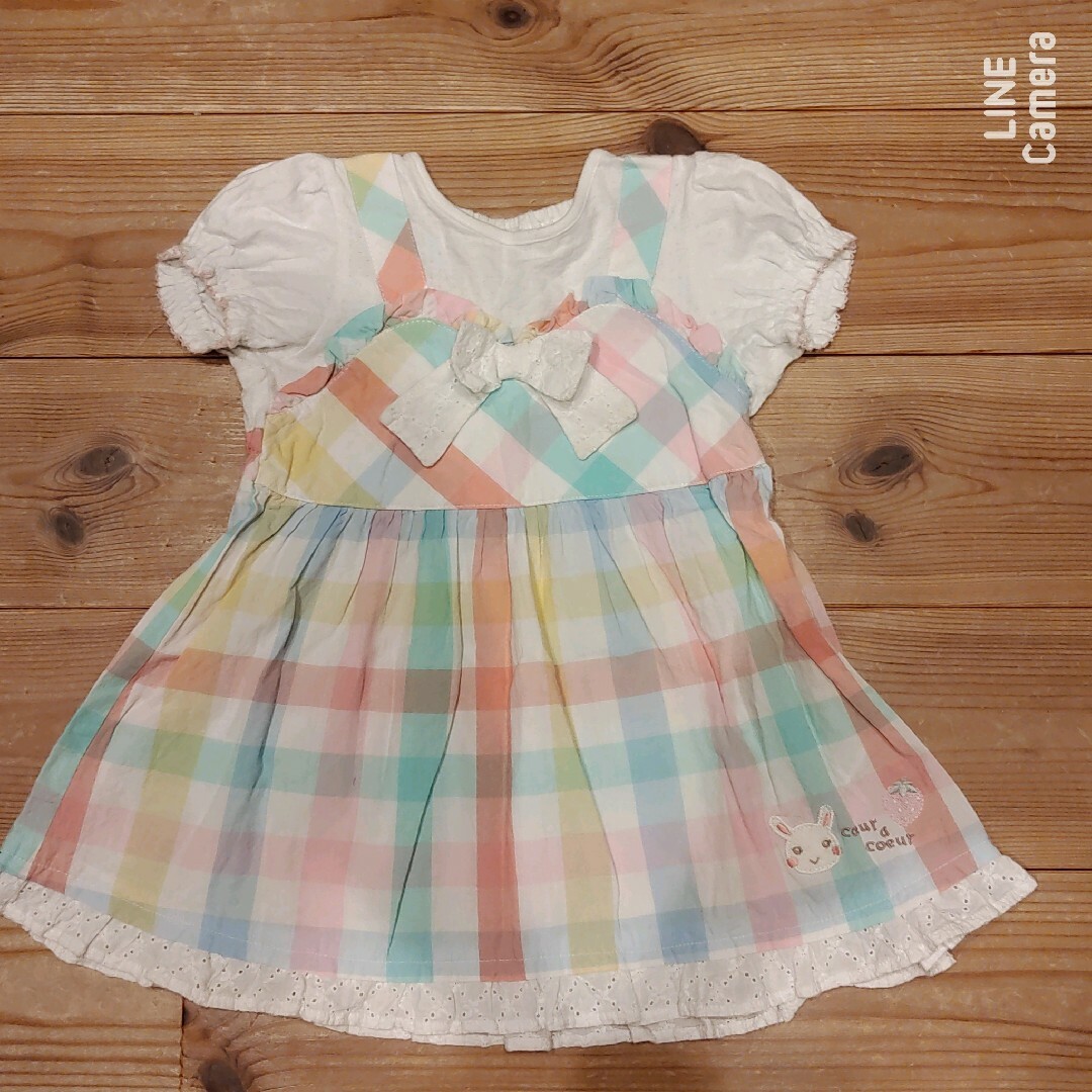 coeur a coeur(クーラクール)のクーラクール　ワンピース訳ありセット キッズ/ベビー/マタニティのキッズ服女の子用(90cm~)(ワンピース)の商品写真