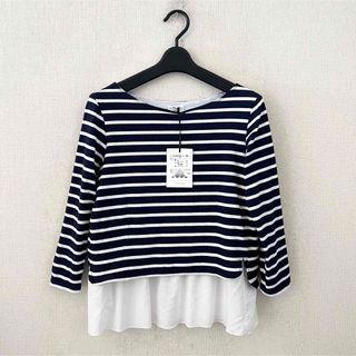 プラステ(PLST)のPLST ♡新品♡デザインカットソー(カットソー(長袖/七分))