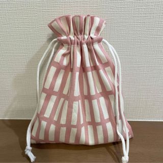 ハンドメイド 巾着 コップ入れ 給食袋(外出用品)