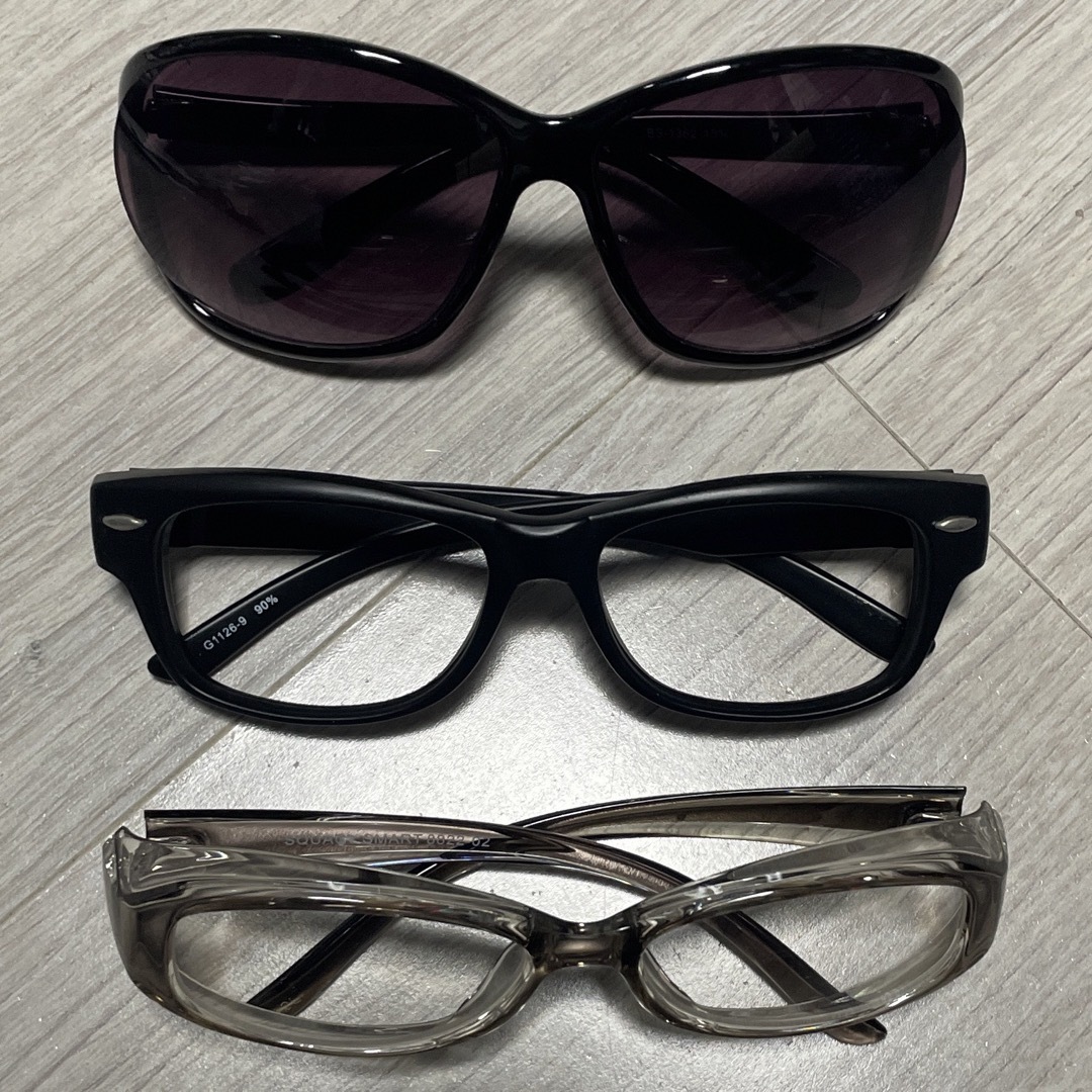 サングラス　伊達メガネ　花粉用メガネ メンズのファッション小物(サングラス/メガネ)の商品写真