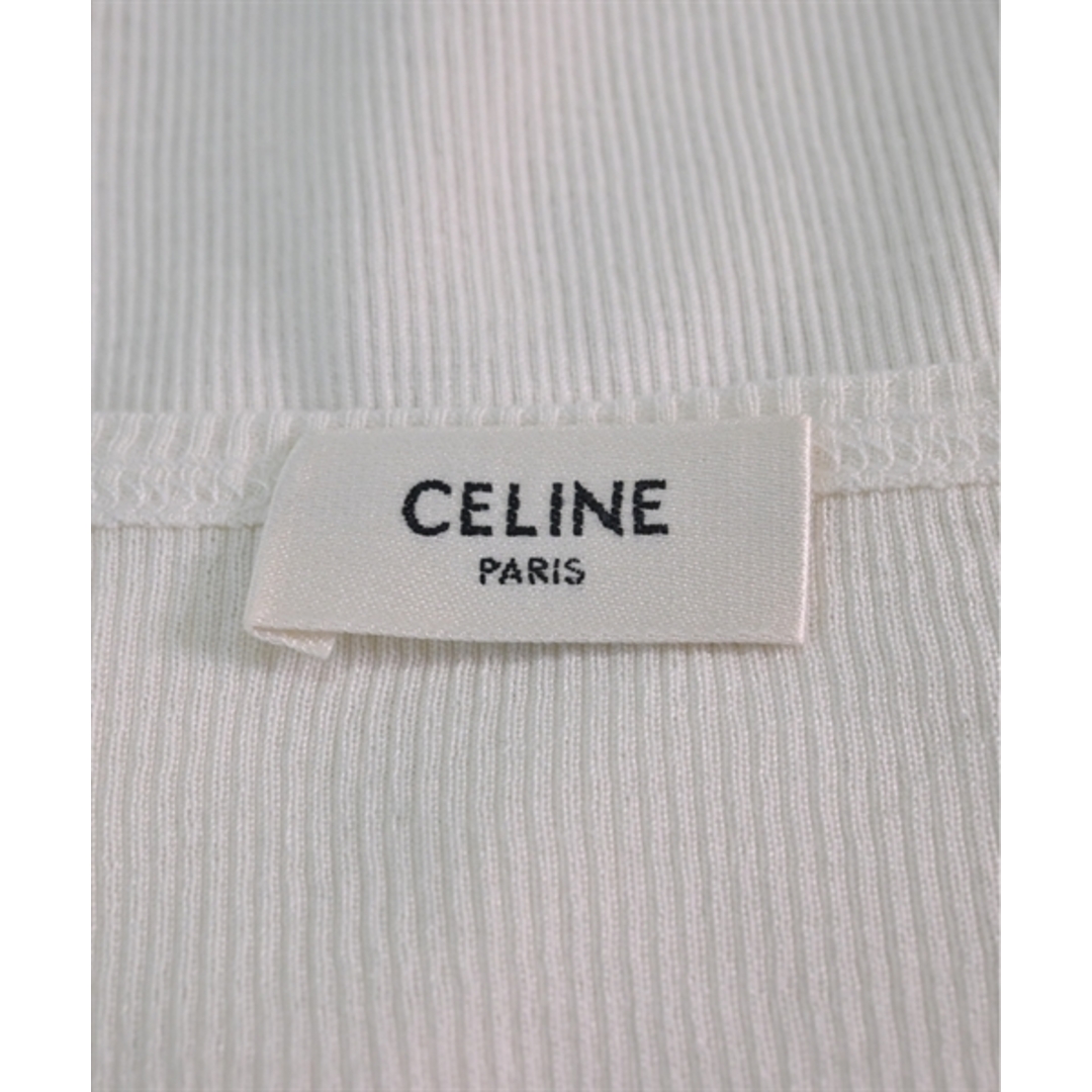 celine(セリーヌ)のCELINE セリーヌ タンクトップ M 白 【古着】【中古】 メンズのトップス(タンクトップ)の商品写真