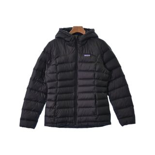 パタゴニア(patagonia)のpatagonia パタゴニア ダウンジャケット/ダウンベスト S 黒 【古着】【中古】(ダウンジャケット)