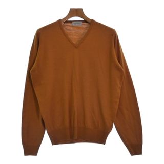 ジョンスメドレー(JOHN SMEDLEY)のJOHN SMEDLEY ジョンスメドレー ニット・セーター L オレンジ系 【古着】【中古】(ニット/セーター)