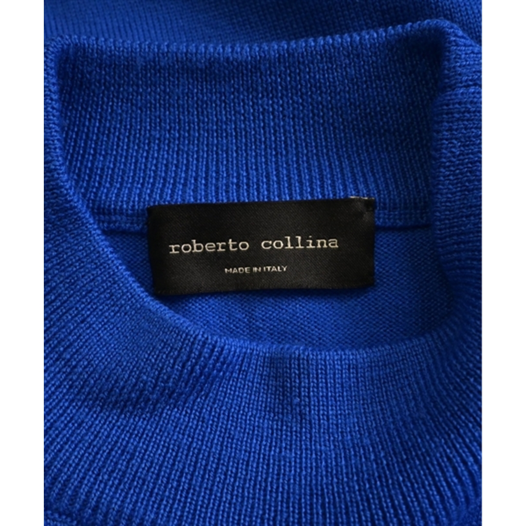 ROBERTO COLLINA(ロベルトコリーナ)のROBERTO COLLINA ニット・セーター 44(S位) 青 【古着】【中古】 メンズのトップス(ニット/セーター)の商品写真