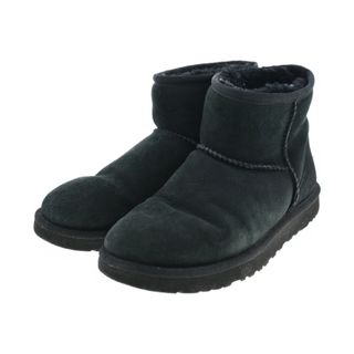 アグオーストラリア(UGG AUSTRALIA)のUGG australia アグオーストラリア ブーツ 24cm 黒 【古着】【中古】(ブーツ)