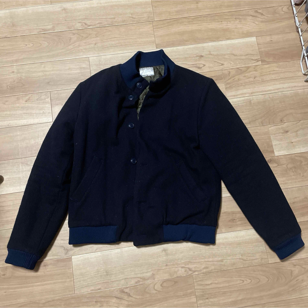 Yarmo(ヤーモ)のyarmo ヤーモ　紺色　ウールジャケット メンズのジャケット/アウター(ブルゾン)の商品写真