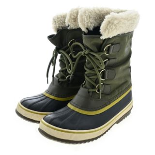 ソレル(SOREL)のSOREL ソレル ブーツ 25cm カーキx黒 【古着】【中古】(ブーツ)