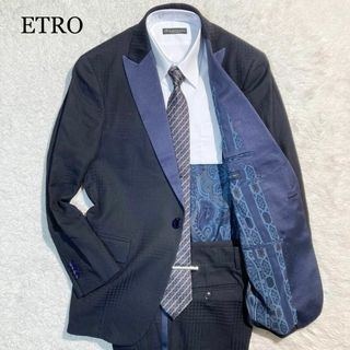 エトロ(ETRO)の【未使用級】エトロ タキシード ブラック 黒 サイドライン ペイズリー XL(その他)