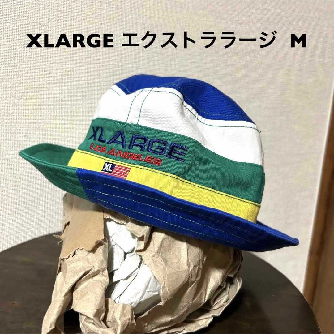 XLARGE(エクストララージ)のMサイズ！XLARGE エクストララージ 古着バケットハット マルチカラー メンズの帽子(ハット)の商品写真