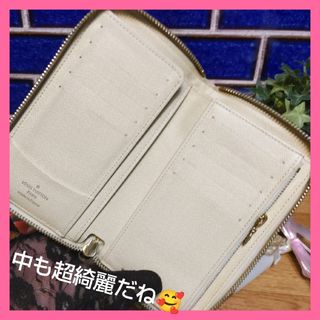 ルイヴィトン(LOUIS VUITTON)の【ラクマ準公認】✨超美品✨ホワイトダミエの珍しいコンパクトタイプジッピー🥰(長財布)