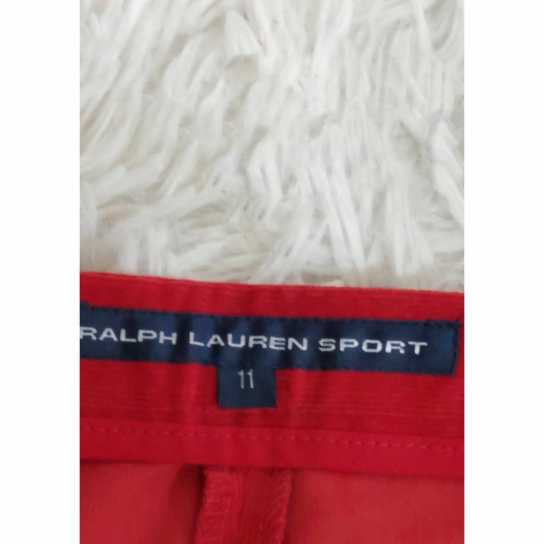 Ralph Lauren(ラルフローレン)のRALPH LAUREN　SPORT　ズボン　赤　タグ付き　11号　Ｌ　新品 レディースのパンツ(チノパン)の商品写真