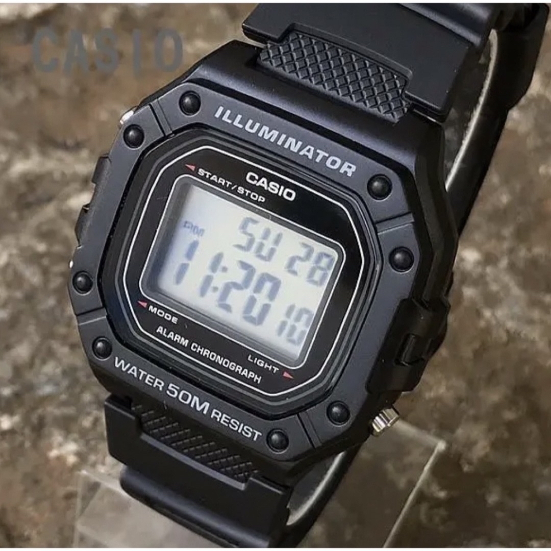 CASIO(カシオ)のカシオ デジタル腕時計　新品　ブラック海外モデル　プレゼント メンズの時計(腕時計(デジタル))の商品写真