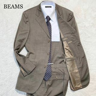 ビームスエフ(BEAMS F)の【極美品】BEAMS ビームスエフ スーツ ベージュ　ウール 背抜き 97 L(その他)