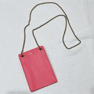 フルラ(Furla)のFURLA フルラ　スマホショルダー　スマホポーチ　ピンク(ショルダーバッグ)