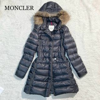 モンクレール(MONCLER)の【未使用級】MONCLER モンクレール ダウンコート エルミンヌ ファー XS(ダウンジャケット)