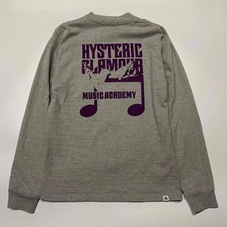 ヒステリックグラマー(HYSTERIC GLAMOUR)のヒステリックグラマー スウェット ヒスガール ロゴ ロンT カットソー Sサイズ(トレーナー/スウェット)